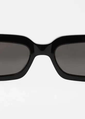Lunettes de soleil à monture étroite en acétate