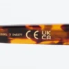 Lunettes de soleil ovales en acétate