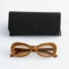 Lunettes de soleil ovales « œil de chat »