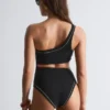 Maillot de bain asymétrique à découpe