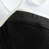 Maillot de bain à bordures contrastées