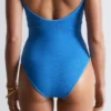 Maillot de bain à bordures contrastées