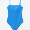 Maillot de bain à bordures contrastées