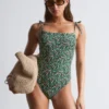 Maillot de bain à bretelles nouées