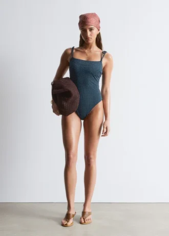 Maillot de bain à bretelles nouées