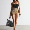 Maillot de bain à coupe triangulaire