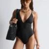 Maillot de bain dos croisé