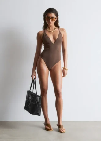 Maillot de bain dos croisé