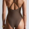 Maillot de bain dos croisé