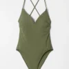 Maillot de bain à encolure en V