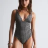 Maillot de bain à encolure en V