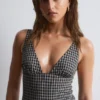 Maillot de bain à encolure en V
