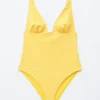 Maillot de bain à encolure en V