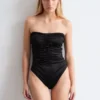 Maillot de bain froncé