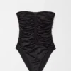 Maillot de bain froncé