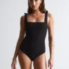 Maillot de bain texturé à nœuds