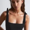 Maillot de bain texturé à nœuds