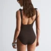 Maillot de bain texturé à nœuds