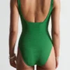 Maillot de bain texturé à nœuds