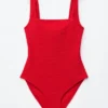 Maillot de bain texturé à nœuds