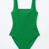 Maillot de bain texturé à nœuds