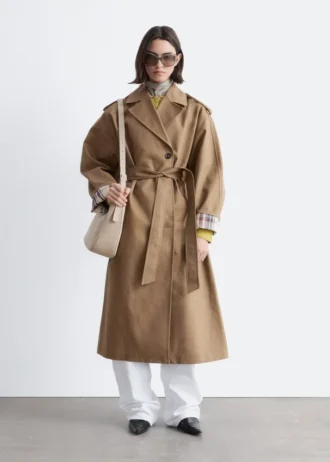 Manteau à ceinture