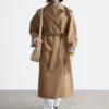 Manteau à ceinture