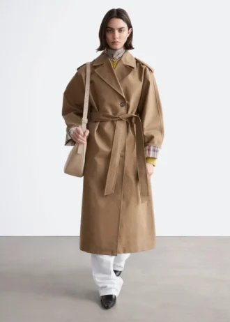 Manteau à ceinture