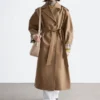 Manteau à ceinture