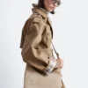 Manteau à ceinture