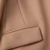 Manteau cintré à simple boutonnage