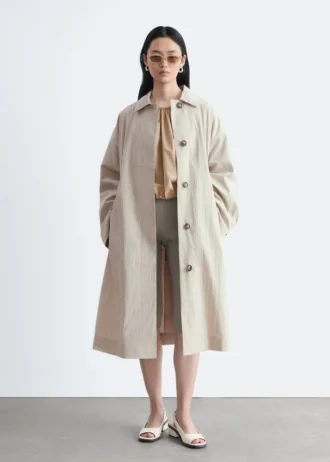 Manteau de conduite à ceinture