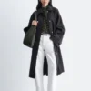 Manteau de conduite à ceinture
