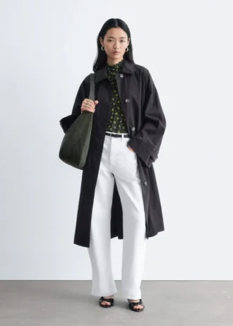Manteau de conduite à ceinture