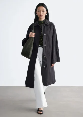 Manteau de conduite à ceinture