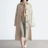 Manteau de conduite à ceinture