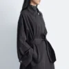 Manteau de conduite à ceinture