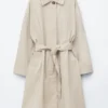 Manteau de conduite à ceinture
