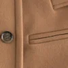 Manteau en laine ajusté