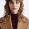 Manteau en laine ajusté