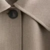 Manteau en laine avec ceinture