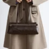 Manteau en laine avec ceinture