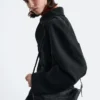 Manteau en laine avec ceinture à nouer