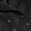 Manteau en laine à double boutonnage