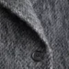 Manteau en laine mélangée brossée