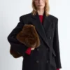Manteau long en laine