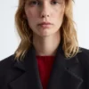 Manteau long en laine