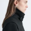 Manteau long en laine
