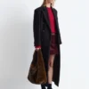 Manteau long en laine