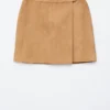 Mini-jupe en daim